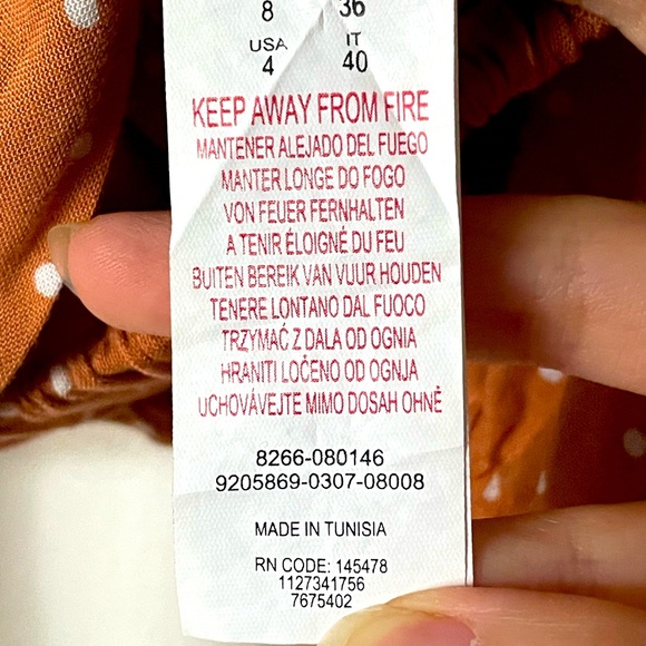 Primark feminine Off The Shoulder Cropped Top Size US 4 - Picture 6 of 7